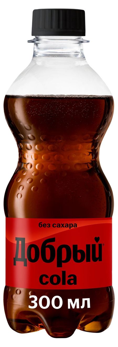Напиток газированный Добрый Cola без сахара, 300 мл