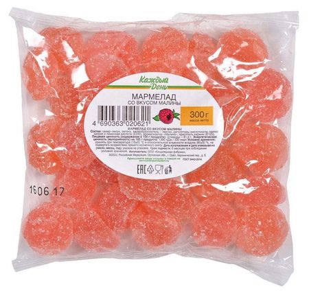 Мармелад Каждый день Малина, 300 г