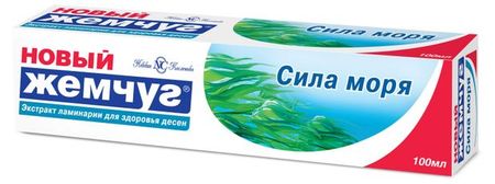 Зубная паста Новый жемчуг сила моря, 100 мл