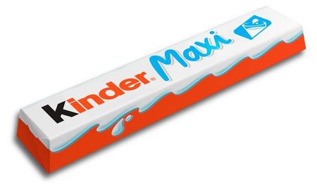 Шоколад молочный Kinder Maxi с молочной начинкой, 21 г