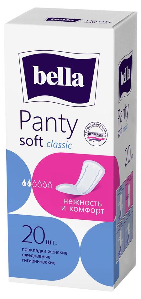 Прокладки ежедневные Bella Panty Soft Classic , 20 шт эрика токай живописное вязание эрики токай секреты сочетания а материала и формы