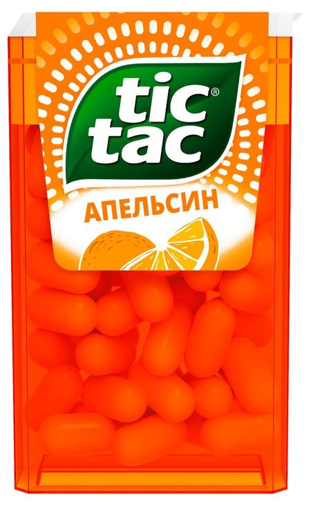 Драже Tic Tac со вкусом апельсина Ирландия, 16 г