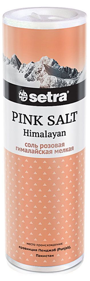 Соль гималайская Setra розовая мелкая, 250 г