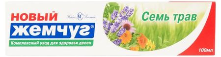 Зубная паста Новый жемчуг семь трав, 100 мл