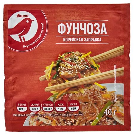 Заправка корейская АШАН Красная птица для фунчозы, 40 г