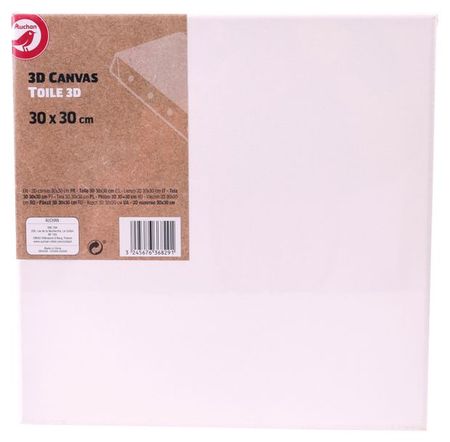 Холст АШАН Красная птица 3D, 30х30 см холст с красками по номерам маленькие друзья 30 х 40 см