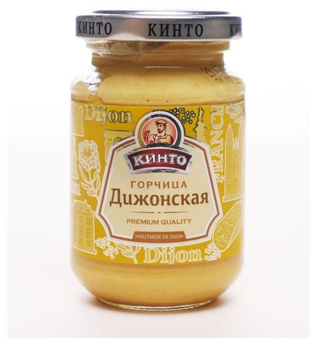 Горчица Кинто Дижонская, 170 мл