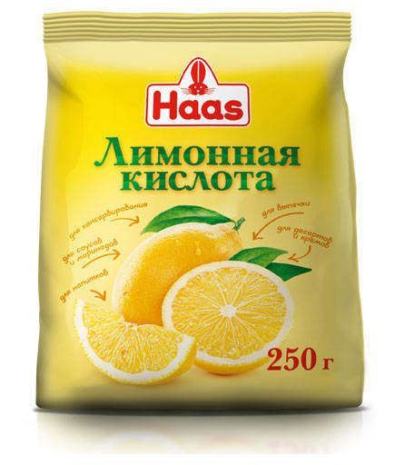 Лимонная кислота Haas, 250 г