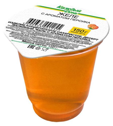 Желе Каждый день с ароматом персика, 150 г