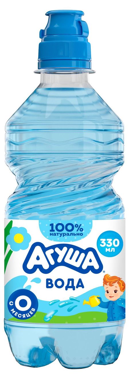 Вода питьевая детская Агуша для новорожденных, 330 мл татьяна анатольевна куликовская научите ребенка выговаривать р р р и другие трудные звуки