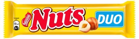 Шоколадные батончики Nuts с орехами мультипак, 66 г