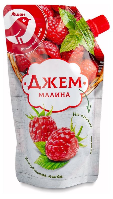 Джем АШАН Красная птица малиновый, 270 г чем замечательно христианство м дсуза