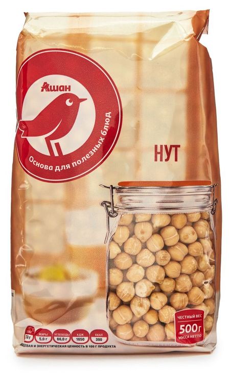 Нут АШАН Красная птица Аргентина, 500 г спасо прилуцкий монастырь в xvi–xvii вв экономика демография культура