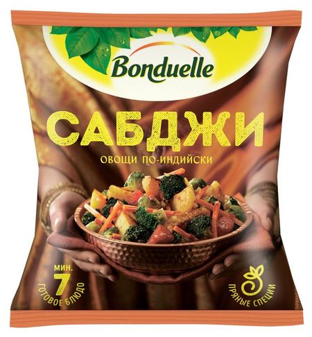 Смесь овощная Bonduelle Овощи пряные по-индийски Сабджи Блюда готовые быстрозамороженные, 400 г сергей бабушкин великий новгород и окрестности готовые маршруты
