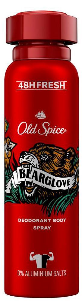 Дезодорант антиперспирант спрей мужской Old Spice Bearglove Великобритания, 150 мл