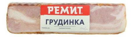 Грудинка свиная сырокопченая РЕМИТ, 300 г
