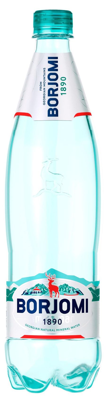 Вода минеральная Borjomi природная лечебно-столовая газированная, 750 мл