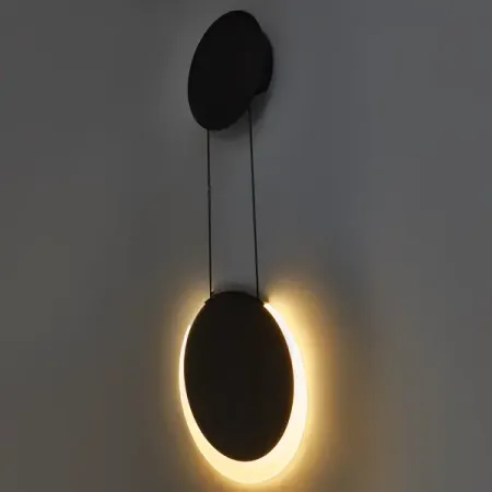 Бра светодиодный Lumion Ledio Arda 5636/12WL нейтральный белый свет, цвет черный