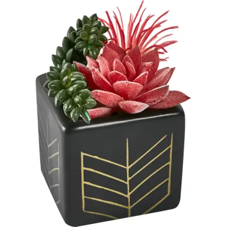 Искусственное растение Суккулент пластик 13 см