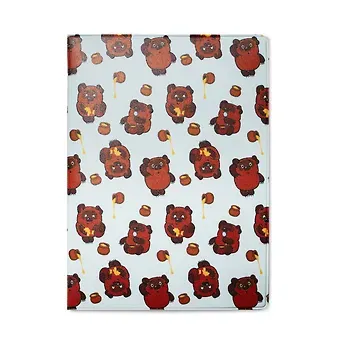 Союзмультфильм Обложка для паспорта Винни Пух (паттерн)