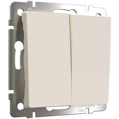 Выключатель Werkel двухклавишный встраиваемый айвори матовый проходной (a059281) коул кендрикс тренд на сближение
