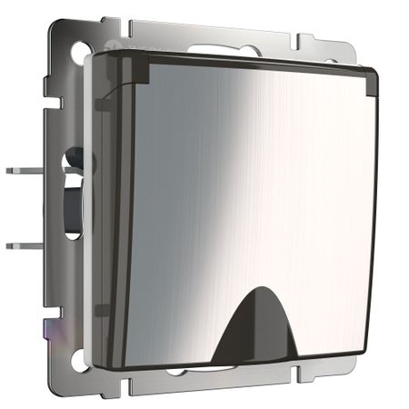 Розетка Werkel встраиваемая никель со шторками с крышкой (a051089) экслибрисы и штемпели частных коллекций в фондах исторической библиотеки вып 1 2 е изд перераб и доп