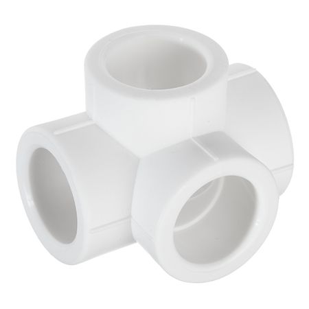 Крестовина полипропиленовая Valtec двухплоскостная 25 мм (VTp.778.0.025)