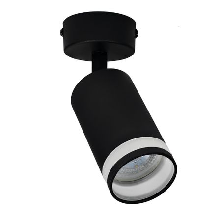 Спот IN HOME НПБ GU10 15 Вт 3 кв.м черный IP20 (4690612045573)