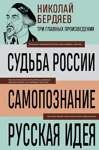 Николай Александрович Бердяев Николай Бердяев. Судьба России. Самопознание. Русская идея