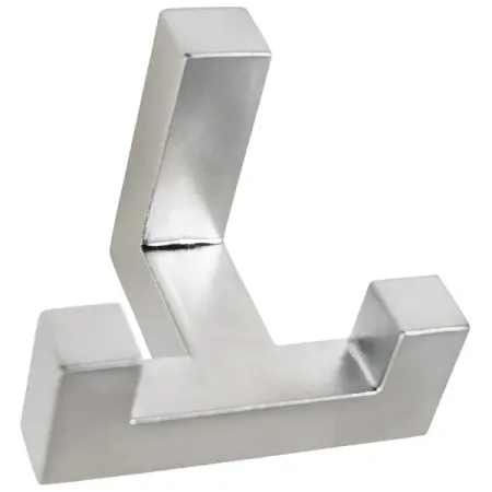 Крючок Г-образный Con 20x42 мм сталь цвет хром матовый