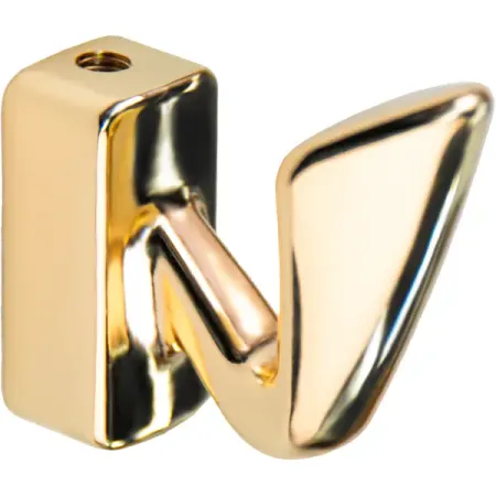 Крючок Г-образный Event 20x46 мм сталь цвет золотой