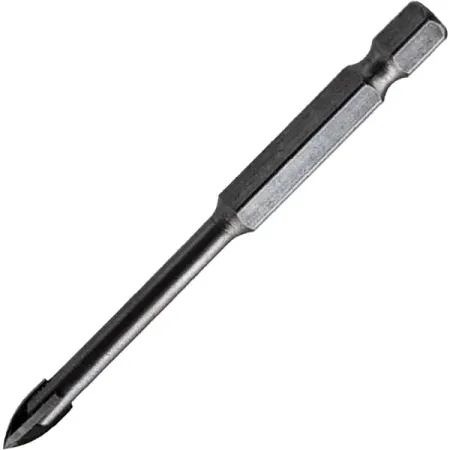 Сверло по стеклу и керамике Kranz шестигранный хвостовик 3 мм сверло по стеклу kendo 8х70мм