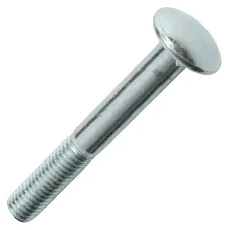 Болт мебельный DIN 607 8x60 мм оцинкованный на вес