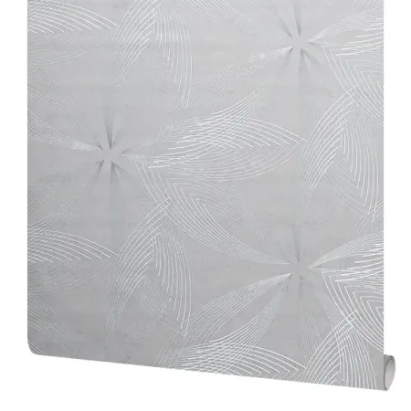 Обои флизелиновые Victoria Stenova Five серые 1.06 м VS287957