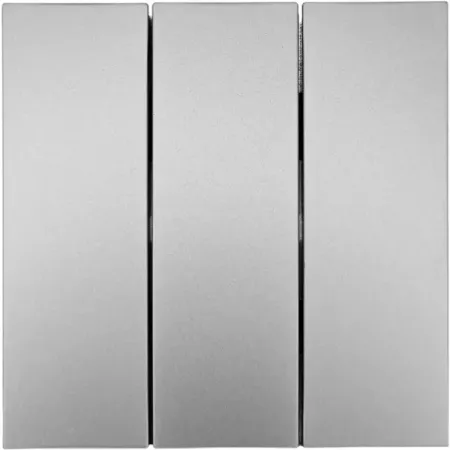 Выключатель встраиваемый Lezard Zima 3 клавиши цвет серый матовый