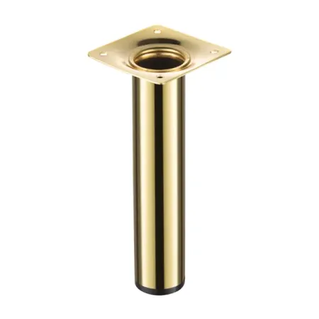 Ножка для мебели круглая Larvij стальная 30x150 мм золото нагрузка до 20 кг античные ножки для мебели xinqihq 29 27 мм