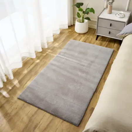 Ковер Cashmere 80x150 см полиэстер XMR-03 цвет светло-серый кожаный из микрофибры для volkswagen touran l 2016 2017 2018 2019 2020 аксессуары для интерьера автомобиля