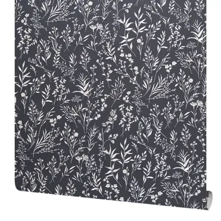 Обои флизелиновые Victoria Stenova Lavanda темно-серые 1.06 м VS287919