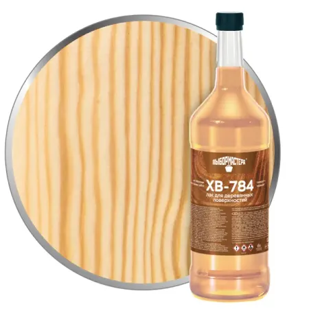 Лак для дерева алкидный Выбор мастера ХВ-784 глянцевый цвет прозрачный 0.5 л прозрачный глянцевый блокнот hyj wksk 01