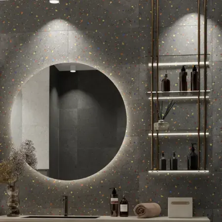 Плитка настенная Керамин Салерно 5М 60x30 см 1.98 м² матовая цвет графит