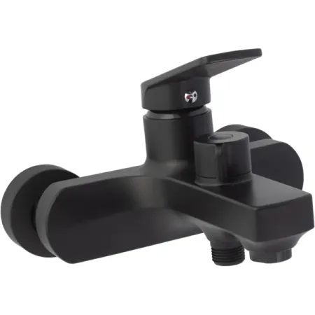 Смеситель для ванны Aqua-Rivus Учар AR-2021n-b однорычажный цвет черный матовый