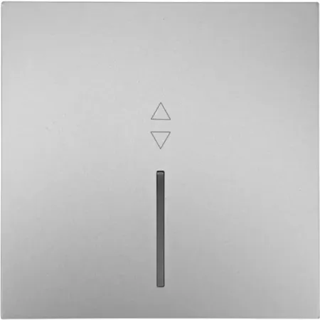 Выключатель встраиваемый проходной Lezard Zima 1 клавиша с подсветкой цвет серый матовый