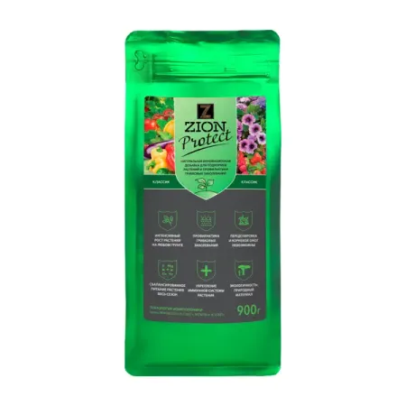 Удобрение Zion Protect Классик 0.9 кг