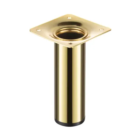 Ножка для мебели круглая Larvij стальная 30x100 мм золото нагрузка до 20 кг античные ножки для мебели xinqihq 29 27 мм