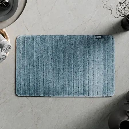 Коврик для ванной Fixsen Total 50x80 см цвет синий коврик для пикника ecos 180х60см изолон полиэстер синий