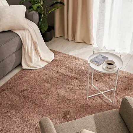 Ковер KREAFORTA Shaggy Bosfor 60x110 см полипропилен цвет коричневый