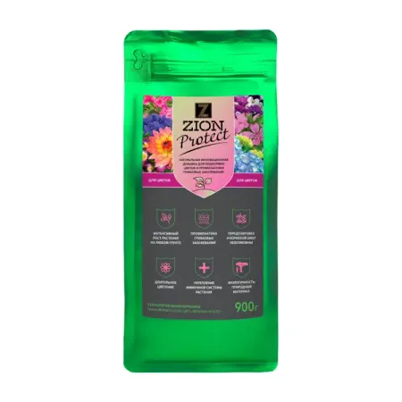Удобрение Zion Protect для цветов 0.9 кг