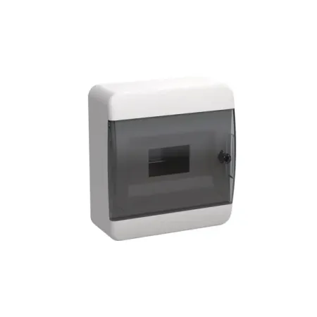 Щит распределительный навесной IEK ЩРН-П-8 8 модулей IP41 пластик цвет черный