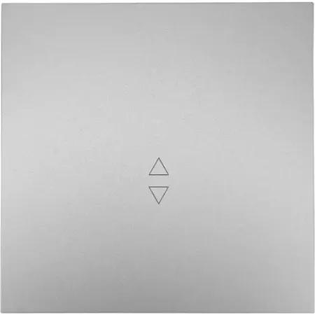 Выключатель встраиваемый проходной Lezard Zima 1 клавиша цвет серый матовый