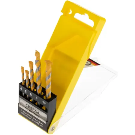 Набор сверл по бетону Kranz KR-91-0411, 5 шт. сверл conboom hss6542 0 5 2 9 мм